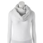 So&reg; Chenille Lurex Accent Infinity Scarf, Women's, Natural
