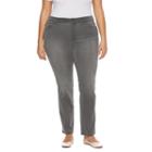 Plus Size Gloria Vanderbilt Bridget Straight-leg Jeans, Women's, Size: 18 - Regular, Blue