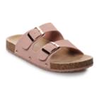 Mudd&reg; Women's Double Buckle Slide Sandals, Size: Large, Med Pink