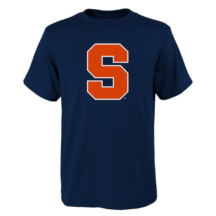 Boys 4-18 Syracuse Orange Primary Logo Tee, Size: 16-18, Blue (navy)