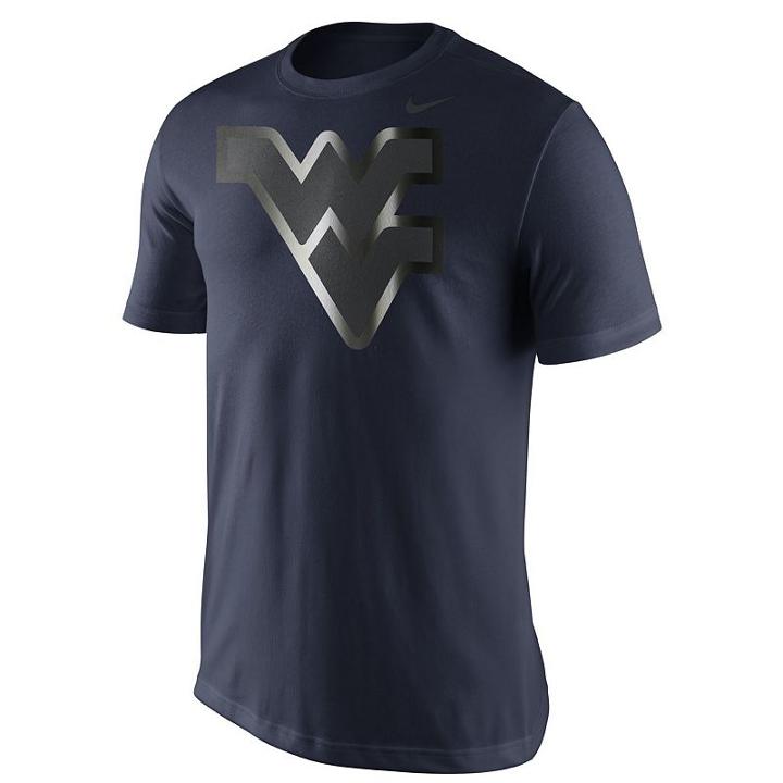 Men's Nike West Virginia Mountaineers Champ Drive Tee, Size: Small, Blue (navy)