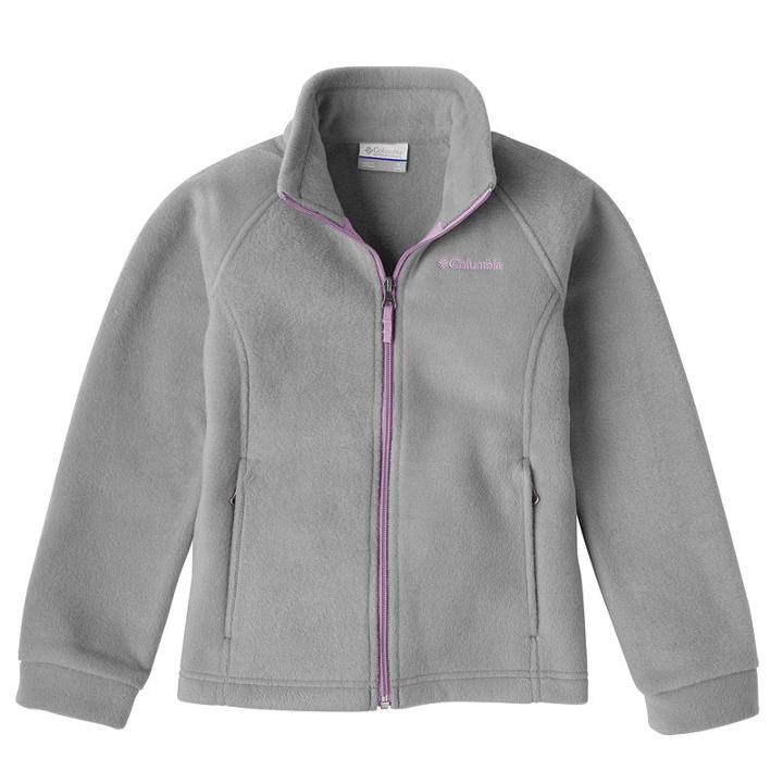 Girls 4-18 Columbia Three Lakes Lightweight Fleece Jacket, Size: Medium, Grey Other