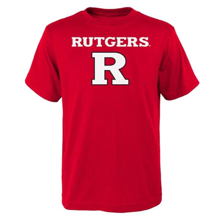 Boys' 4-18 Rutgers Scarlet Knights Goal Line Tee, Size: 6-7, Red