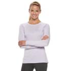 Women's Fila Sport&reg; Raglan Long Sleeve Tee, Size: Large, Lt Purple