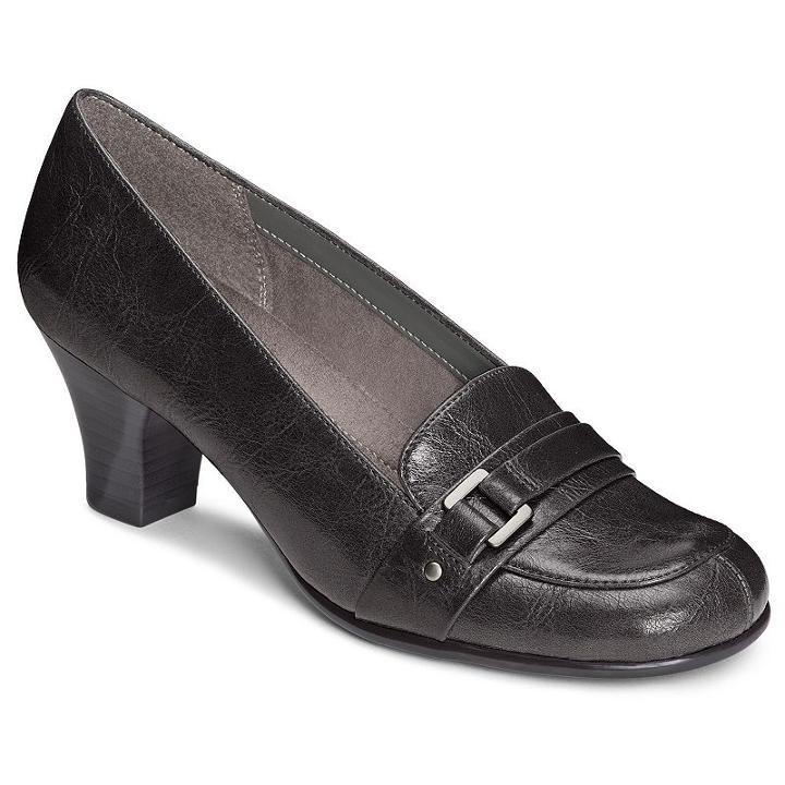 A2 By Aerosoles Culinari Women's Buckle Heels, Size: Medium (6.5), Black