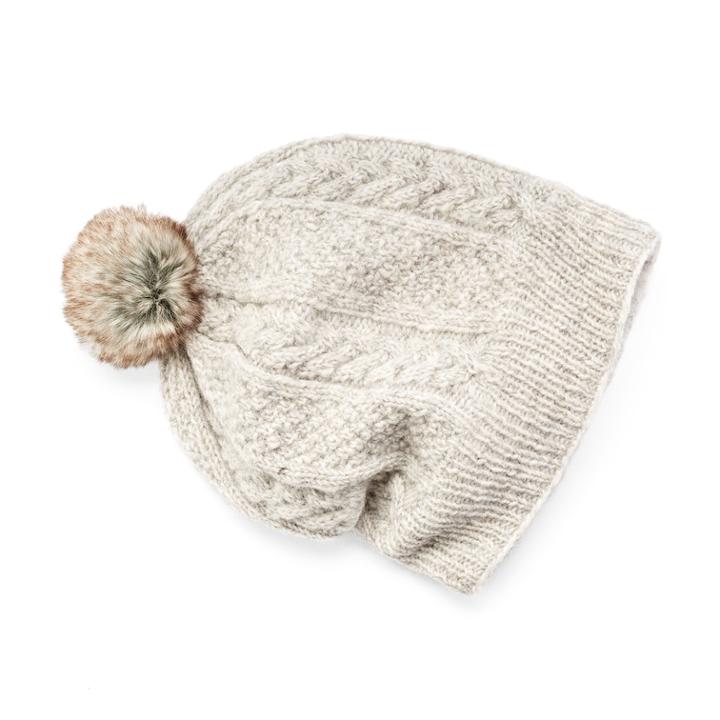 Women's Sijjl Slouchy Beanie, White