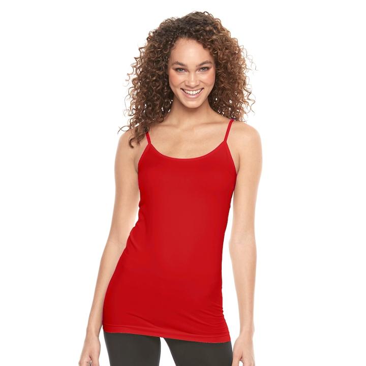 Women's Apt. 9&reg; Essential Seamless Camisole, Size: S/m, Med Red