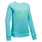 Girls 7-16 Under Armour Favorite Fleece Crew Pullover, Size: Small, Red Overfl
