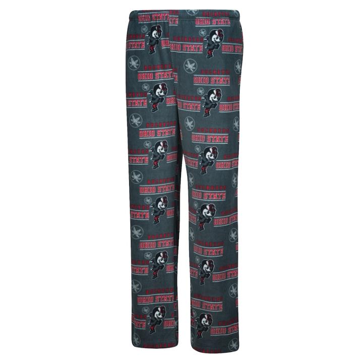 Men's Ohio State Buckeyes The Lounger Fleece Pants, Size: Small, Grey (charcoal)