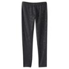 Girls 7-16 So&reg; Black Allover Glitter Leggings, Girl's, Size: 16, Oxford