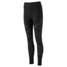 Juniors' So&reg; Reflective Print Leggings, Teens, Size: Small, Black