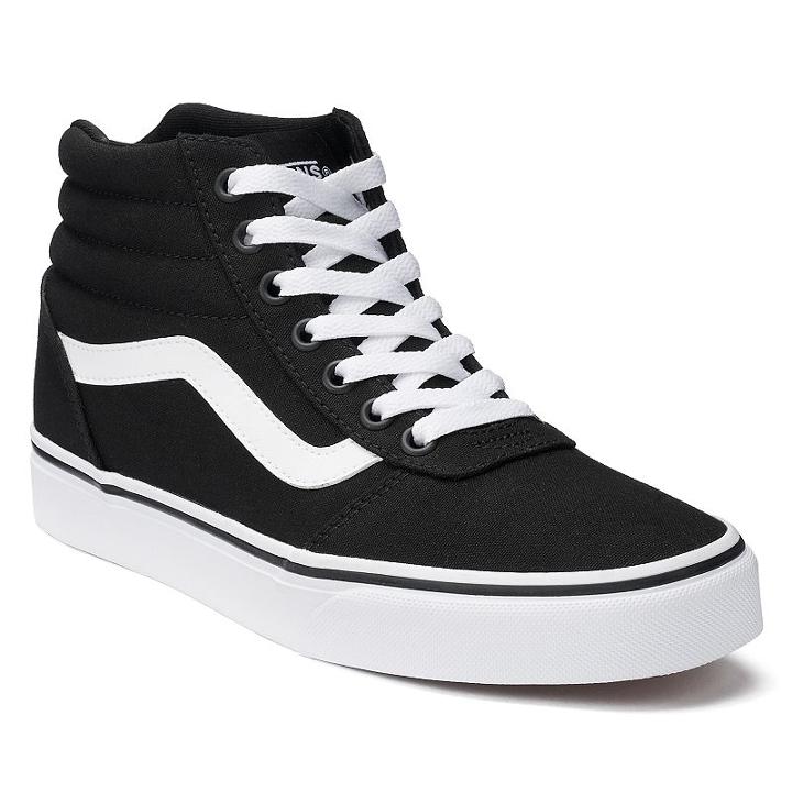 Vans Ward Hi Women's Canvas Skate Shoes, Size: Medium (9), Black
