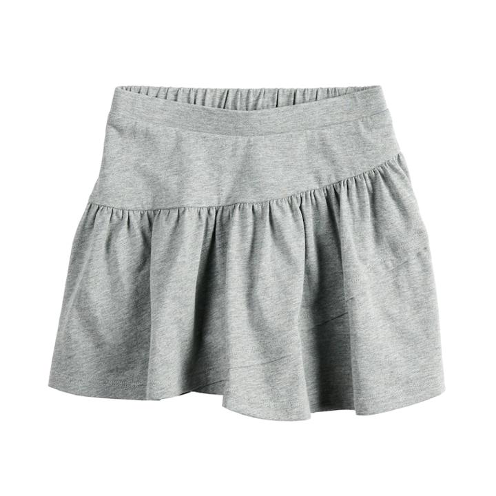 Girls 4-10 Jumping Beans&reg; Solid Tulip Tiered Skort, Size: 6x, Med Grey