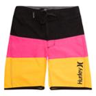 Boys 4-7 Hurley Triple Threat Colorblock Board Shorts, Size: 4, Black