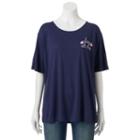 Juniors' Slay All Day Heart Graphic Tee, Girl's, Size: Small, Ovrfl Oth