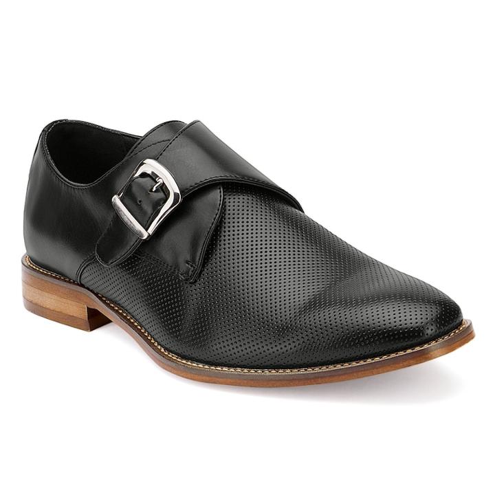 Xray Larghetto Men's Monk Strap Dress Shoes, Size: 9, Black