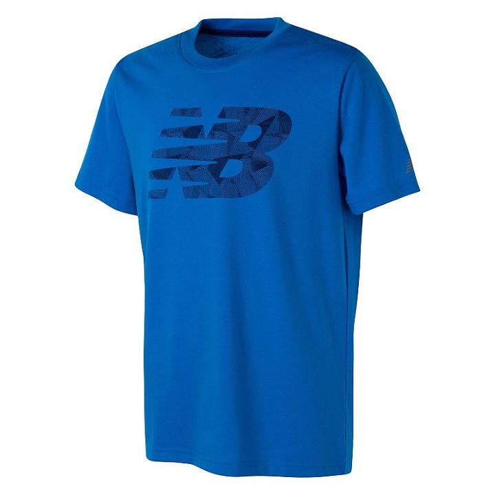 Boys 4-7 New Balance Logo Graphic Tee, Boy's, Size: 7, Brt Blue