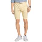 Men's Izod Flat-front Chino Shorts, Size: 32, Drk Yellow