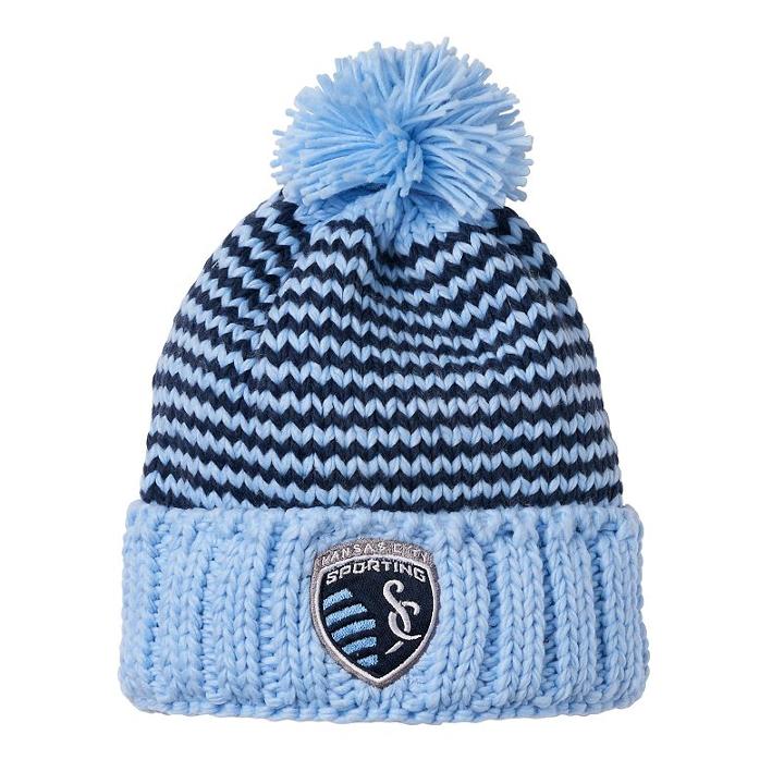 Adidas, Women's Sporting Kansas City Knit Beanie, Multicolor