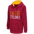Women's Campus Heritage Iowa State Cyclones Throw-back Pullover Hoodie, Size: Large, Med Red