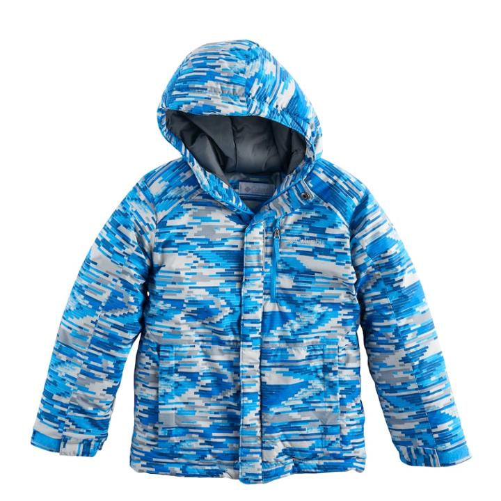 Boys 8-20 Columbia Sleddin' Down Jacket, Size: Medium, Blue Other