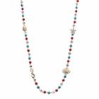 Sea Life Long Beaded Necklace, Women's, Multicolor