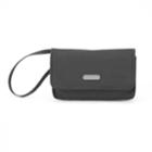 Women's Baggallini Rfid Blocking Flat Wristlet, Grey (charcoal)