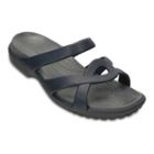 Crocs Meleen Women's Slide Sandals, Size: 11, Turquoise/blue (turq/aqua)