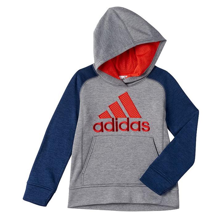 Boys 4-7 Adidas Raglan Space-dyed Hoodie, Boy's, Size: 5, Blue (navy)