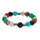 Believe In Multi Bead Lava Stone Essential Oil Bracelet, Women's, Multicolor