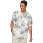 Men's Batik Bay Classic-fit Tropical Soft Touch Pocket Button-down Shirt, Size: Xxl, Natural