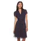 Women's Msk Print Shirtdress, Size: 16, Orange Oth