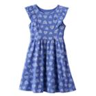 Girls 4-10 Jumping Beans&reg; Flutter Sleeve Dress, Girl's, Size: 8, Blue (navy)