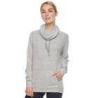 Women's Tek Gear&reg; Long Sleeve Cowl Neck Top, Size: Medium, White