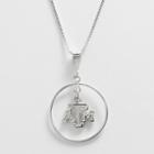 Dayna U Texas A And M Aggies Sterling Silver Logo Pendant, Women's, Size: 16, Grey