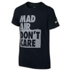 Boys 8-20 Nike Mad Air Don't Care Tee, Boy's, Size: Small, Grey (charcoal)