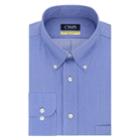 Men's Chaps Regular Fit Comfort Stretch Button-down Collar Dress Shirt, Size: 17-34/35, Brt Blue