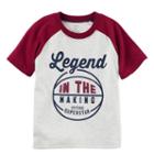 Boys 4-7x Carter's Legend In The Making Basketball Short-sleeve Tee, Size: 5, Light Grey