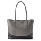 Amerileather Casual Leather Tote, Women's, Grey