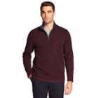 Men's Izod Classic-fit Fleece Quarter-zip Pullover, Size: Xl, Drk Purple