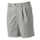 Men's Croft & Barrow&reg; True Comfort Classic-fit Stretch Pleated Shorts, Size: 38, Dark Grey