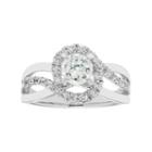 Boston Bay Diamonds 14k White Gold 1 Carat T.w. Igl Certified Diamond Bypass Engagement Ring, Women's, Size: 6.50