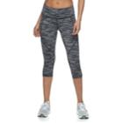 Women's Tek Gear&reg; Space-dyed Performance Capris, Size: Large, Oxford