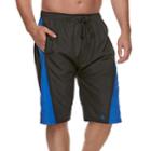 Big & Tall Champion Side-striped Microfiber Board Shorts, Men's, Size: 5xb, Black