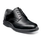 Nunn Bush Maclin Street Men's Wingtip Dress Shoes, Size: 11 Wide, Black