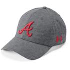 Men's Under Armour Atlanta Braves Closer Adjustable Snapback Cap, Silver