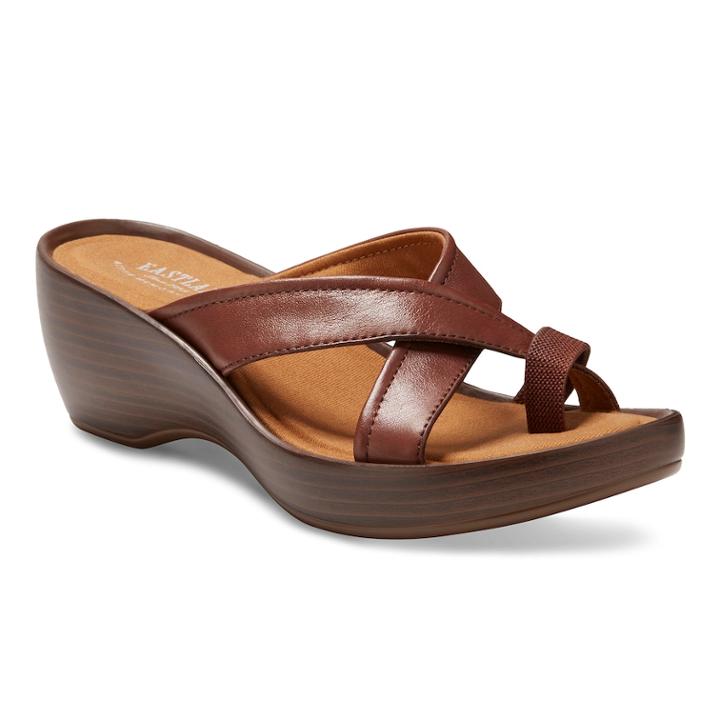 Eastland Willow Women's Sandals, Size: Medium (6), Dark Beige