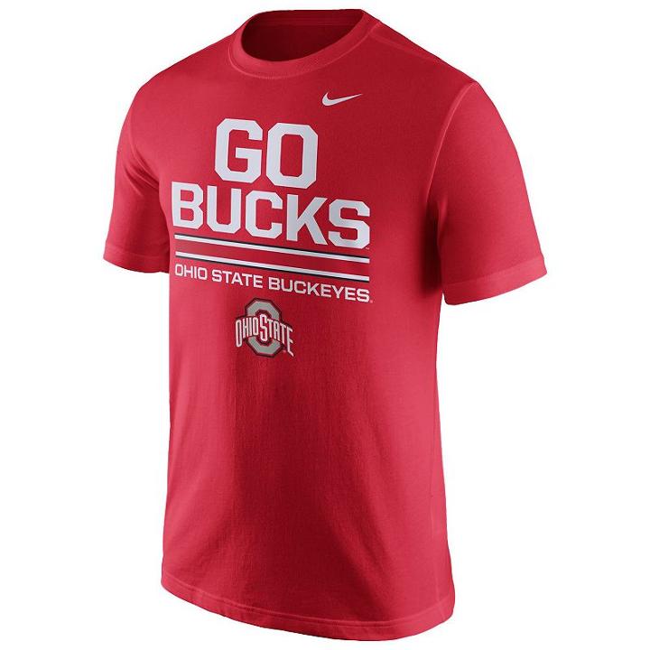 Men's Nike Ohio State Buckeyes Local Verbiage Tee, Size: Xl, Red