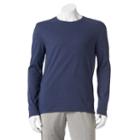 Men's Sonoma Goods For Life&trade; Heathered Everyday Tee, Size: Small, Dark Blue