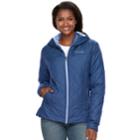 Women's Columbia Copper Crest Hooded Quilted Jacket, Size: Small, Purple